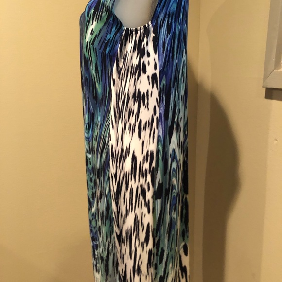 Chicos Dress stretch knit multicolor-abstract size 1 - Picture 4 of 9